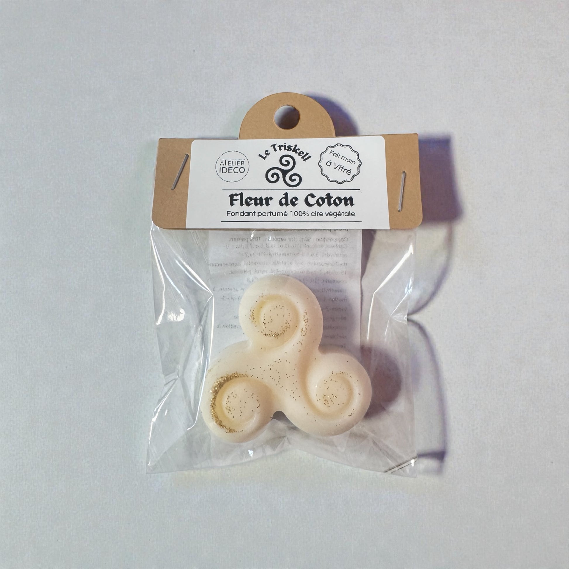 Fondant parfumé Tiskel en cire végétale Fleur de coton