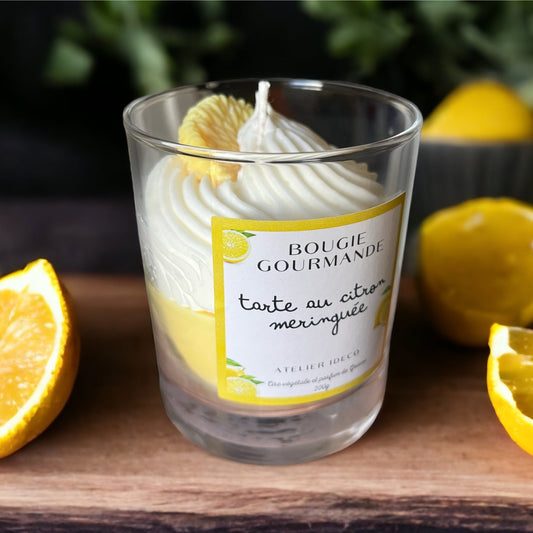 Bougie gourmande Tarte au Citron Meringuée