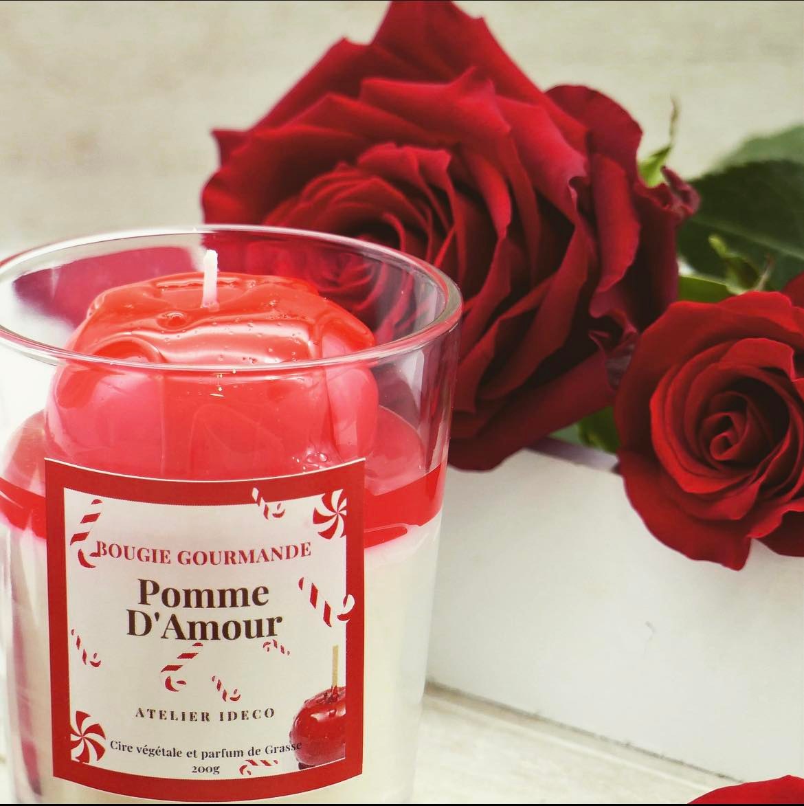 Bougie Pomme d'Amour