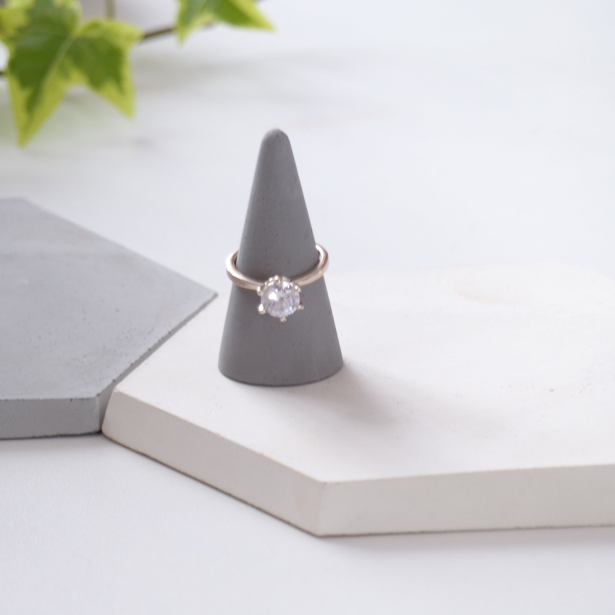 Yudu Plateau à Bijoux Gris (pour Bagues